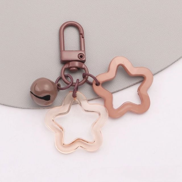 Star Bell Bag Charm Keyring SpreePicky