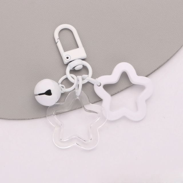 Star Bell Bag Charm Keyring SpreePicky