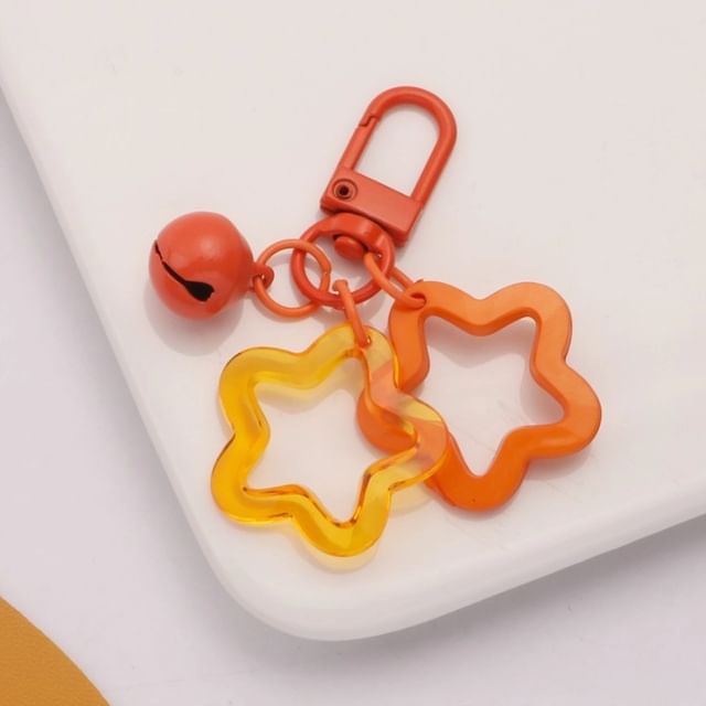 Star Bell Bag Charm Keyring SpreePicky