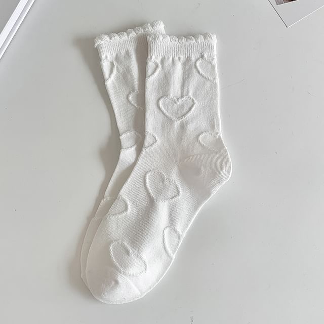 Printed Ruffled Socks SpreePicky