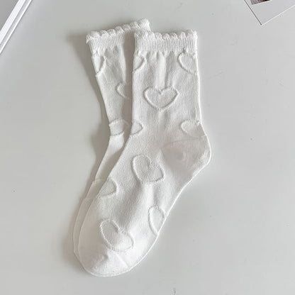 Printed Ruffled Socks SpreePicky