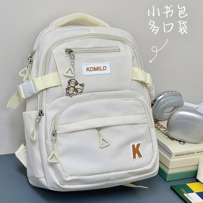 Lettering Buckle Backpack SpreePicky