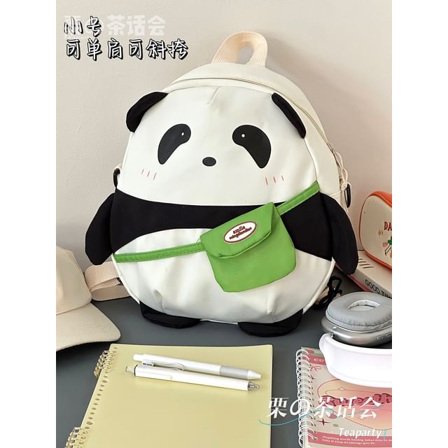 Panda Print Backpack SpreePicky