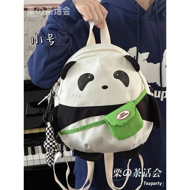 Panda Print Backpack SpreePicky