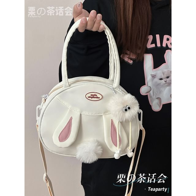 Rabbit Pom Pom Tote Bag SpreePicky