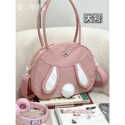 Rabbit Pom Pom Tote Bag SpreePicky