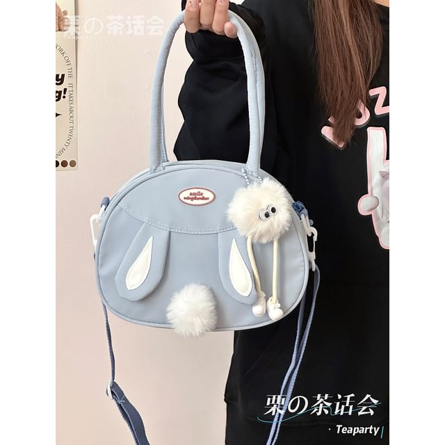 Rabbit Pom Pom Tote Bag SpreePicky