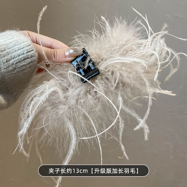 Plain Feather Hair Claw SpreePicky