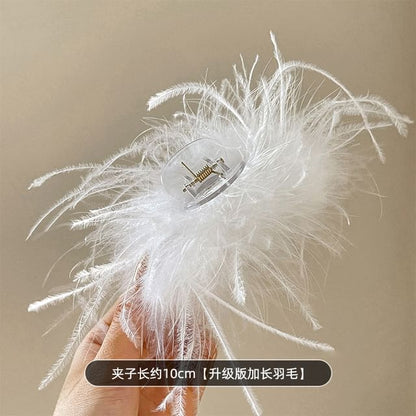 Plain Feather Hair Claw SpreePicky