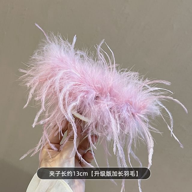 Plain Feather Hair Claw SpreePicky