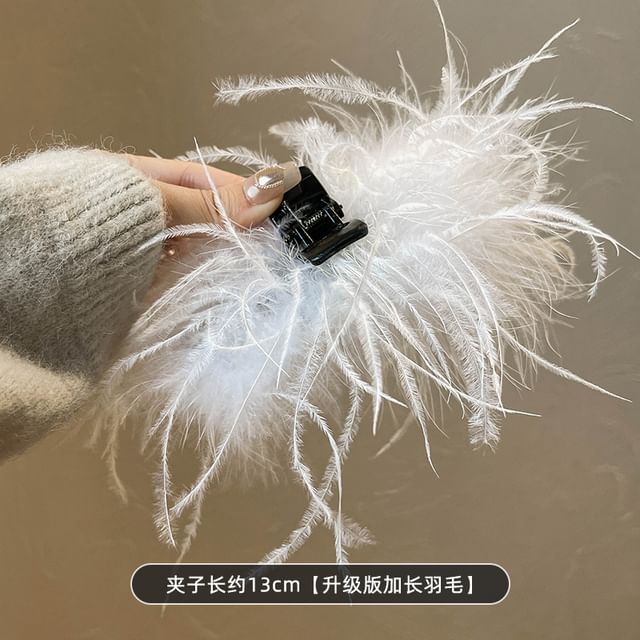 Plain Feather Hair Claw SpreePicky