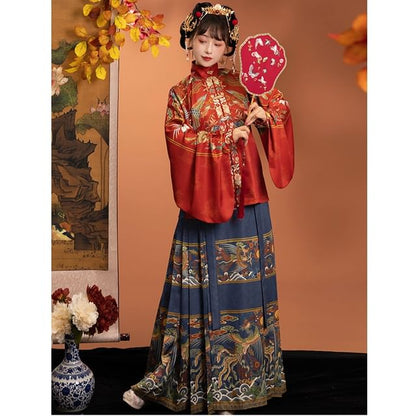 Patterned Hanfu Costume Set SpreePicky