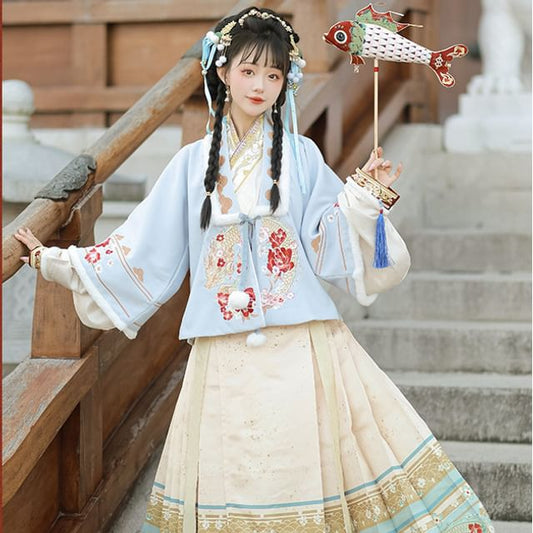 Floral Hanfu Costume Set SpreePicky