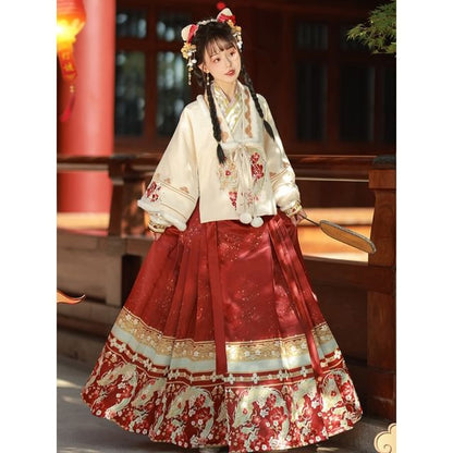 Floral Hanfu Costume Set SpreePicky