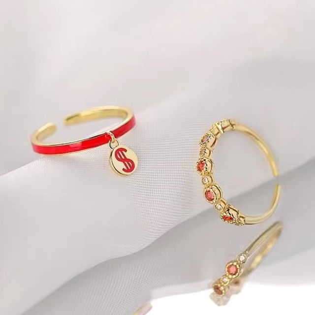 Rhinestone Thin Ring SpreePicky