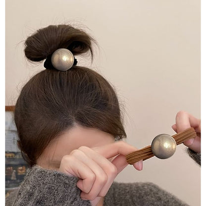 Faux Pearl Hair Tie / Set SpreePicky