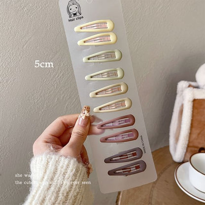 Plain Alloy Hair Clip / Set SpreePicky