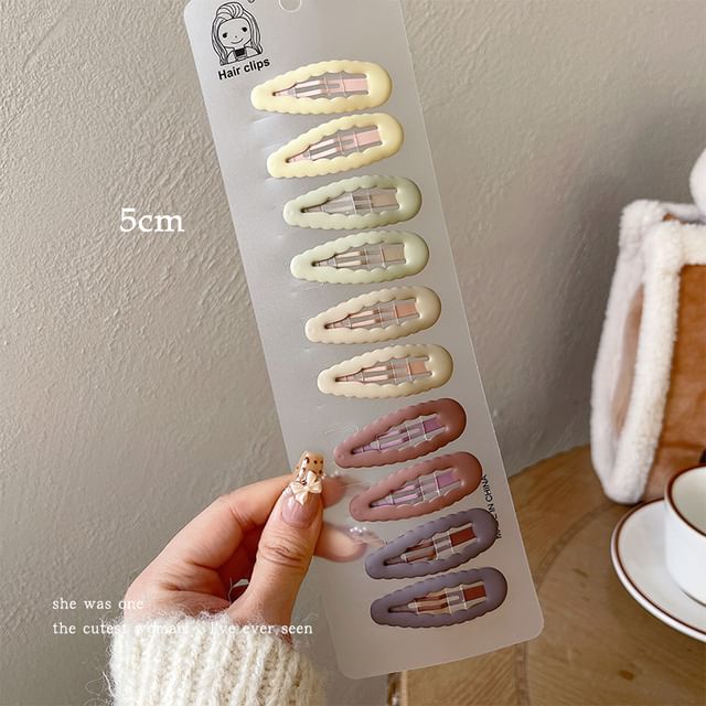 Plain Alloy Hair Clip / Set SpreePicky