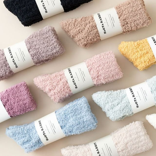 Plain Fleece Socks SpreePicky