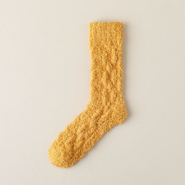 Plain Fleece Socks SpreePicky