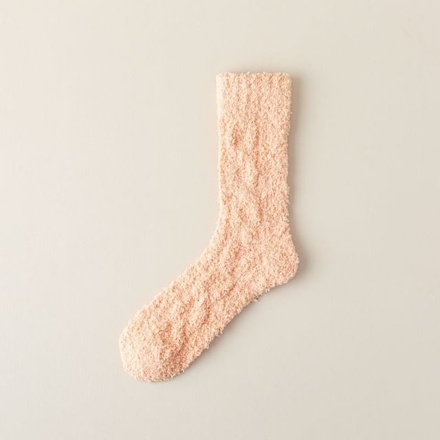 Plain Fleece Socks SpreePicky