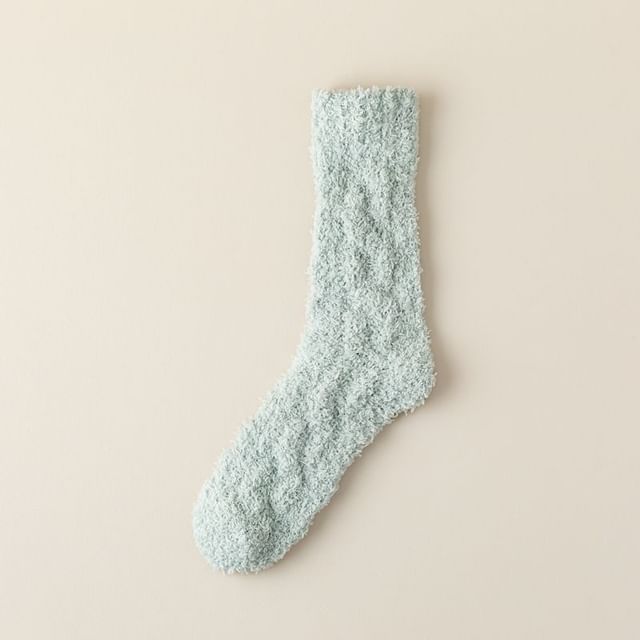 Plain Fleece Socks SpreePicky