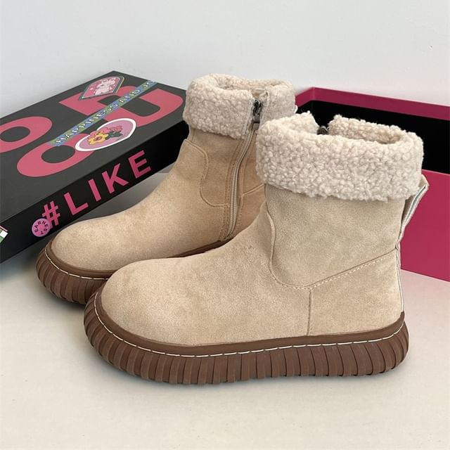 Platform Short Snow Boots SpreePicky