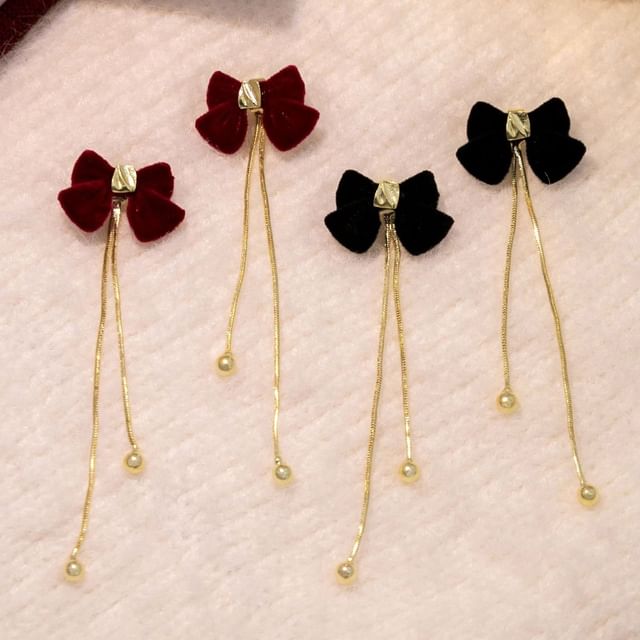 Bow Threader Earring SpreePicky