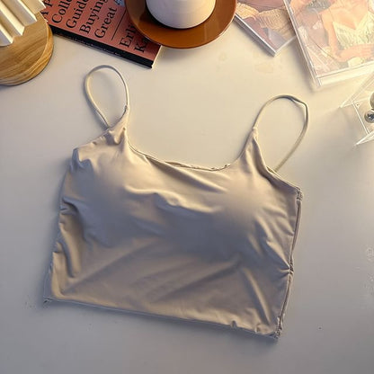 Plain Crop Bra Top SpreePicky