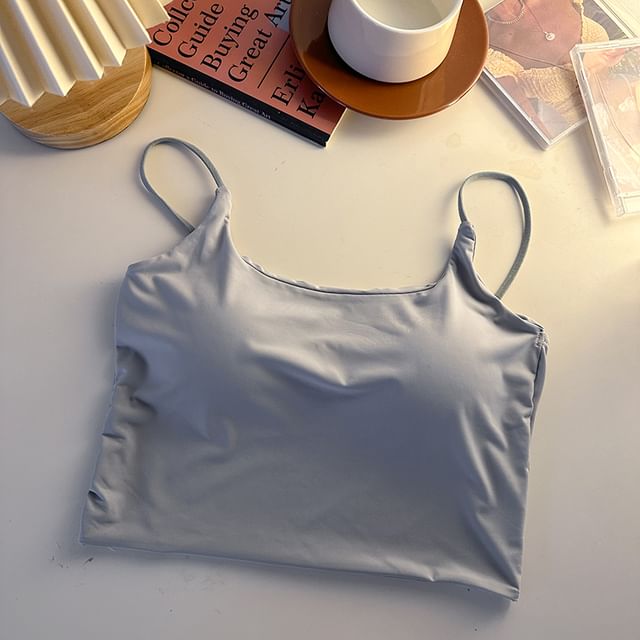 Plain Crop Bra Top SpreePicky