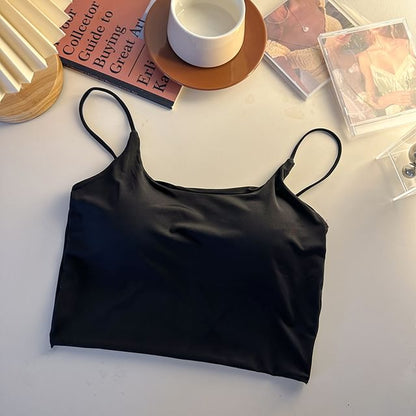 Plain Crop Bra Top SpreePicky