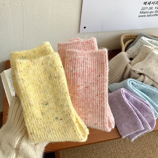 Dotted Ribbed Socks / Set SpreePicky