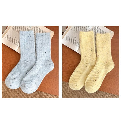 Dotted Ribbed Socks / Set SpreePicky