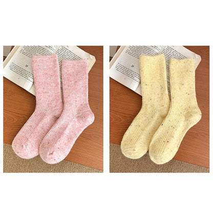 Dotted Ribbed Socks / Set SpreePicky