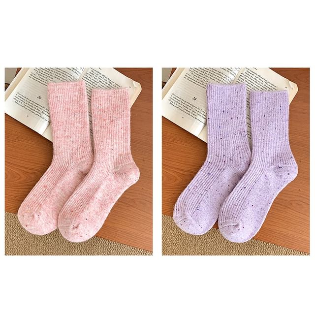 Dotted Ribbed Socks / Set SpreePicky