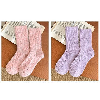 Dotted Ribbed Socks / Set SpreePicky