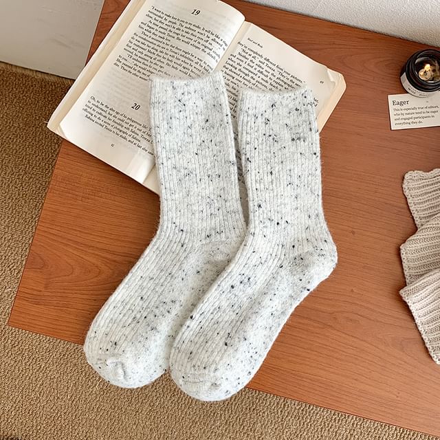 Dotted Ribbed Socks / Set SpreePicky