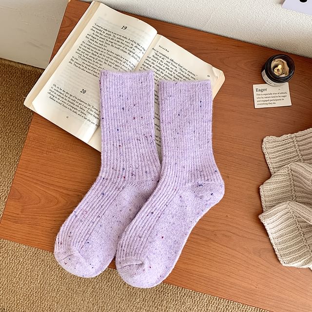 Dotted Ribbed Socks / Set SpreePicky