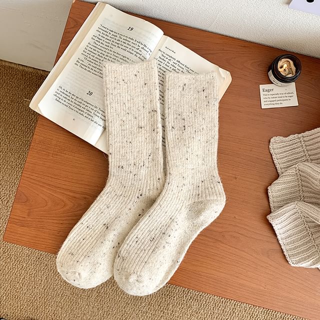 Dotted Ribbed Socks / Set SpreePicky