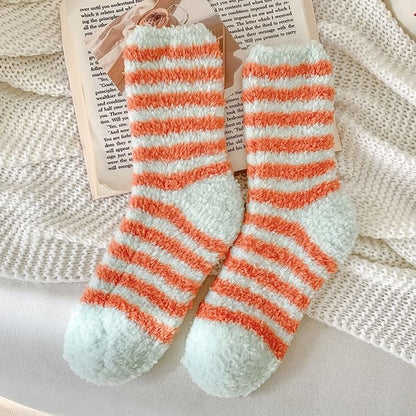 Striped Fleece Socks / Set SpreePicky