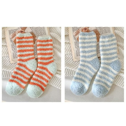 Striped Fleece Socks / Set SpreePicky