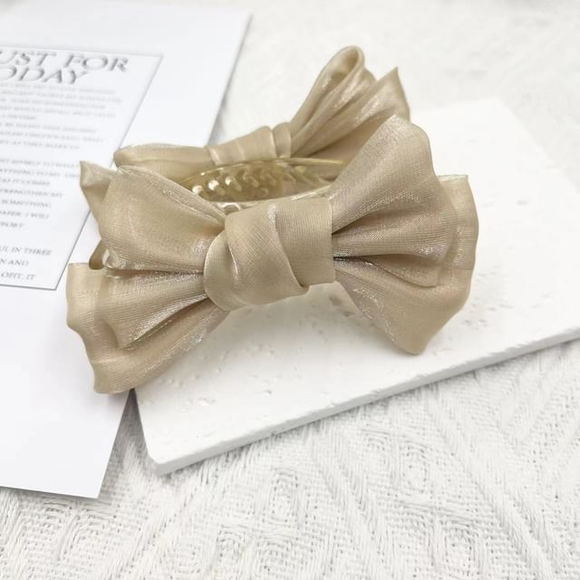 Bow Fabric Hair Clamp mySite