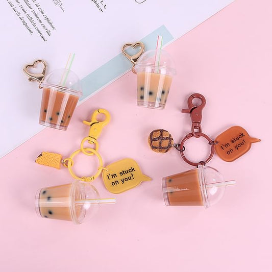 Bubble Tea Resin Keyring SpreePicky