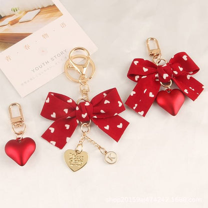 Heart / Ribbon Keyring (Various Designs) SpreePicky