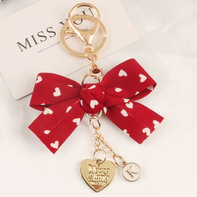 Heart / Ribbon Keyring (Various Designs) SpreePicky