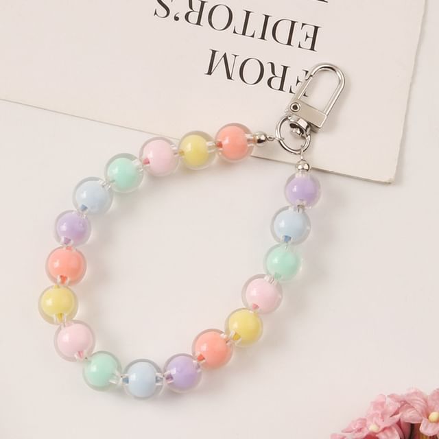 Bead Resin Strap Keyring SpreePicky