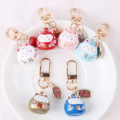 Lucky Cat Keychain SpreePicky