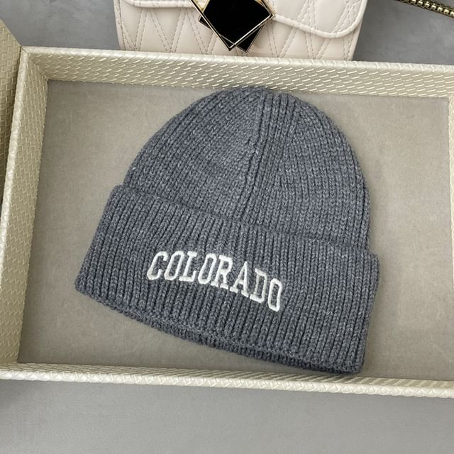 Lettering Beanie FashionChic