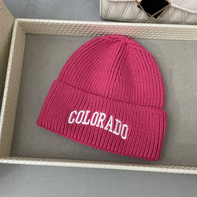 Lettering Beanie FashionChic