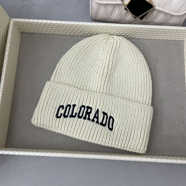 Lettering Beanie FashionChic